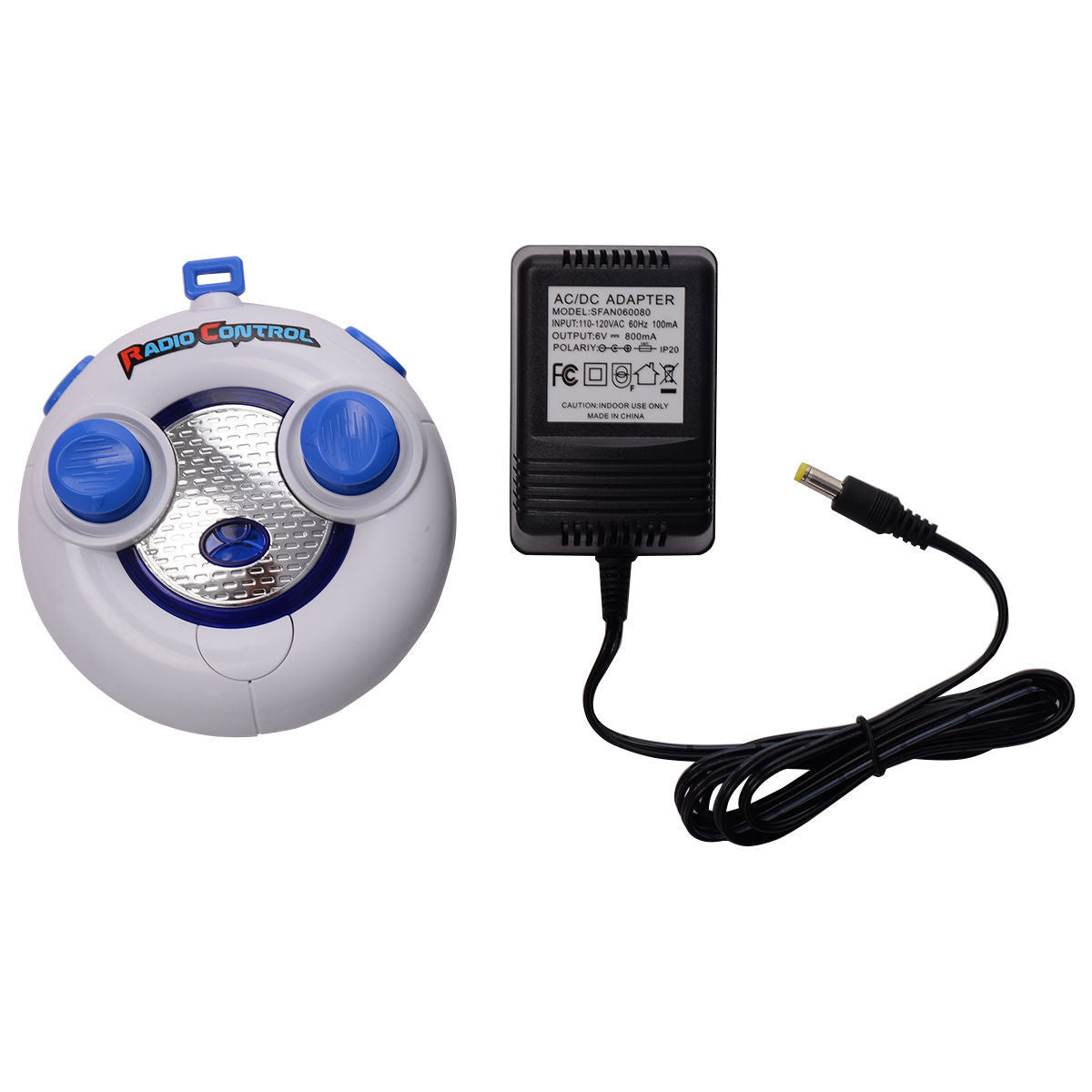 6 V Kids Ride on Car w/ RC + LED Lights + MP3-White Kids Crystal