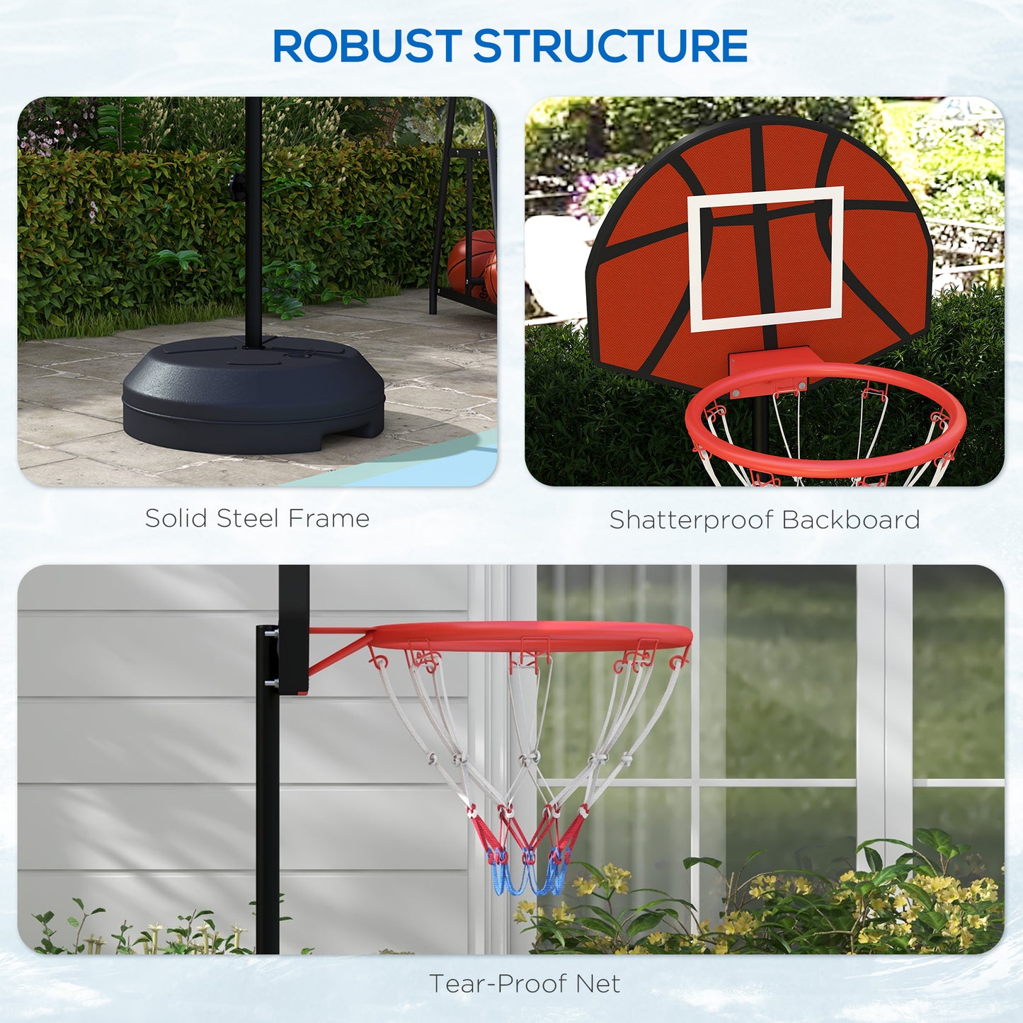 3-5ft Basketball Hoop and Stand with Magenic Dartboard and Darts, 15" Backboard, Weighted Base for Teens Youth Kids Crystal