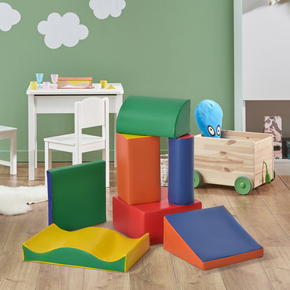 Soft Play Paradise: 7-Piece Freely-Assembled Climb & Crawl Equipment for 1-3 Years, Multicolored