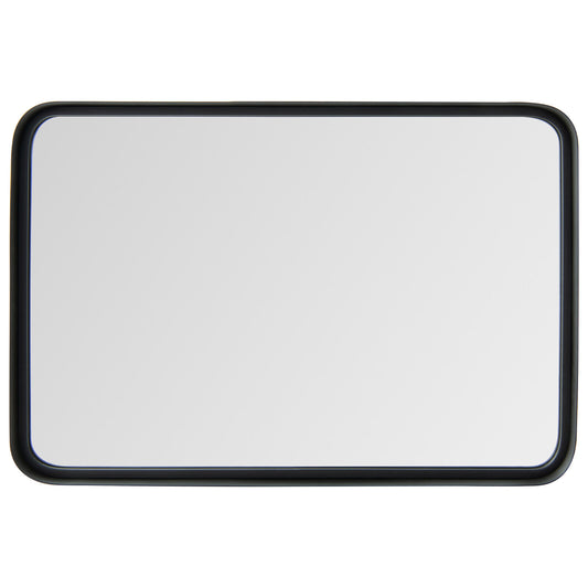Rectangular Wall Mount Bathroom Mirror with Solid Steel Frame-S Kids Crystal
