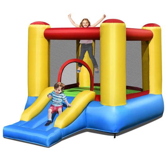 Kids Inflatable Jumping Bounce House without Blower Kids Crystal