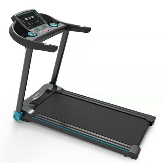 2.25HP Electric Running Machine Treadmill with Speaker and APP Control-Blue Kids Crystal