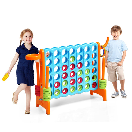 2.5ft 4-to-Score Giant Game Set-Orange Kids Crystal