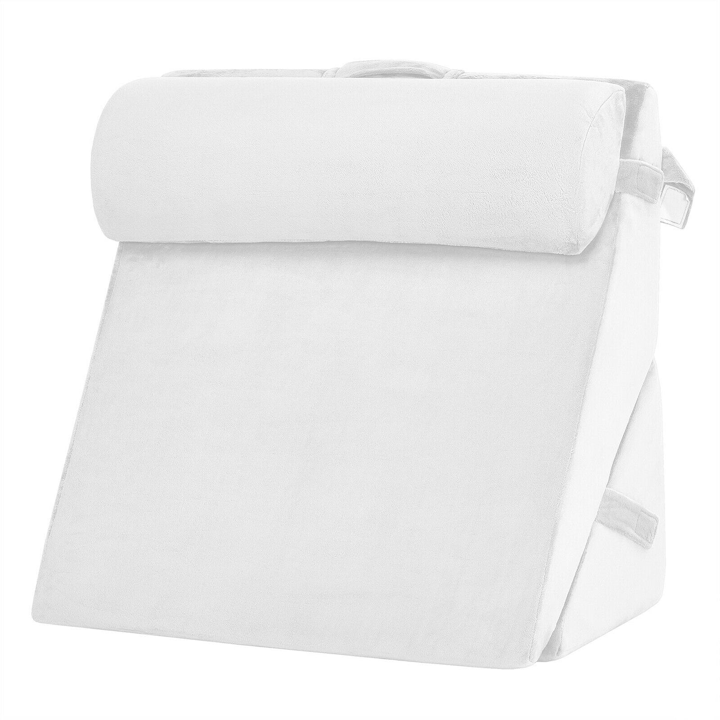 Adjustable Neck Back Support Memory Foam Headrest-White Kids Crystal