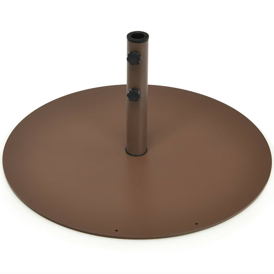 29.5 Inches Outdoor Steel Market Umbrella Base Stand for Backyard and Poolside Kids Crystal