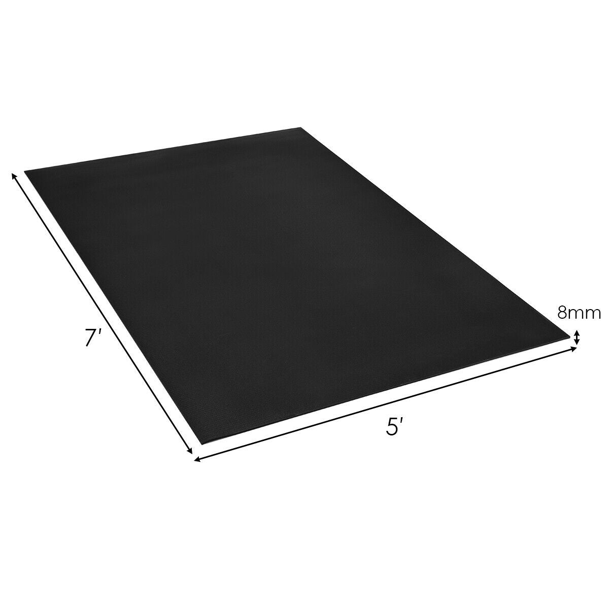 Workout Yoga Mat for Exercise-Black Kids Crystal