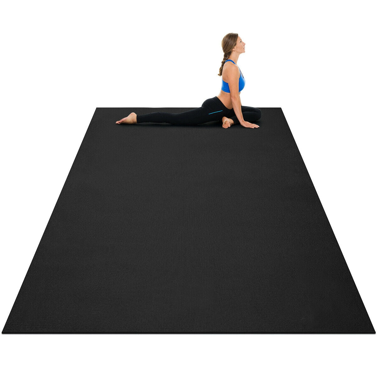 Workout Yoga Mat for Exercise-Black Kids Crystal