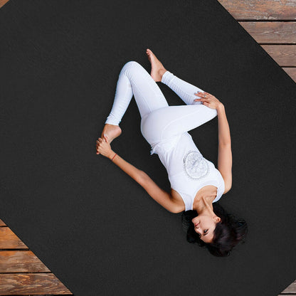 Workout Yoga Mat for Exercise-Black