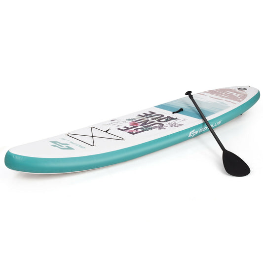 10.5 ft Inflatable Stand Up Paddle Board Surfboard with Aluminum Paddle Pump-10.5 ft Kids Crystal