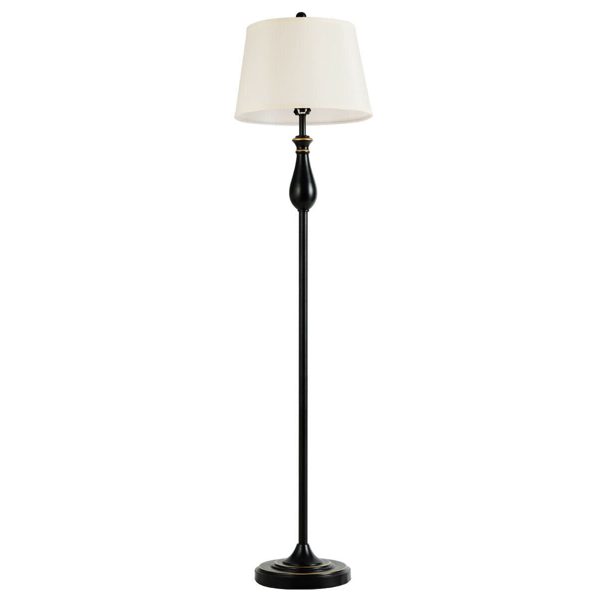 3 Pieces Brushed Nickel Lamp Set-Black Kids Crystal