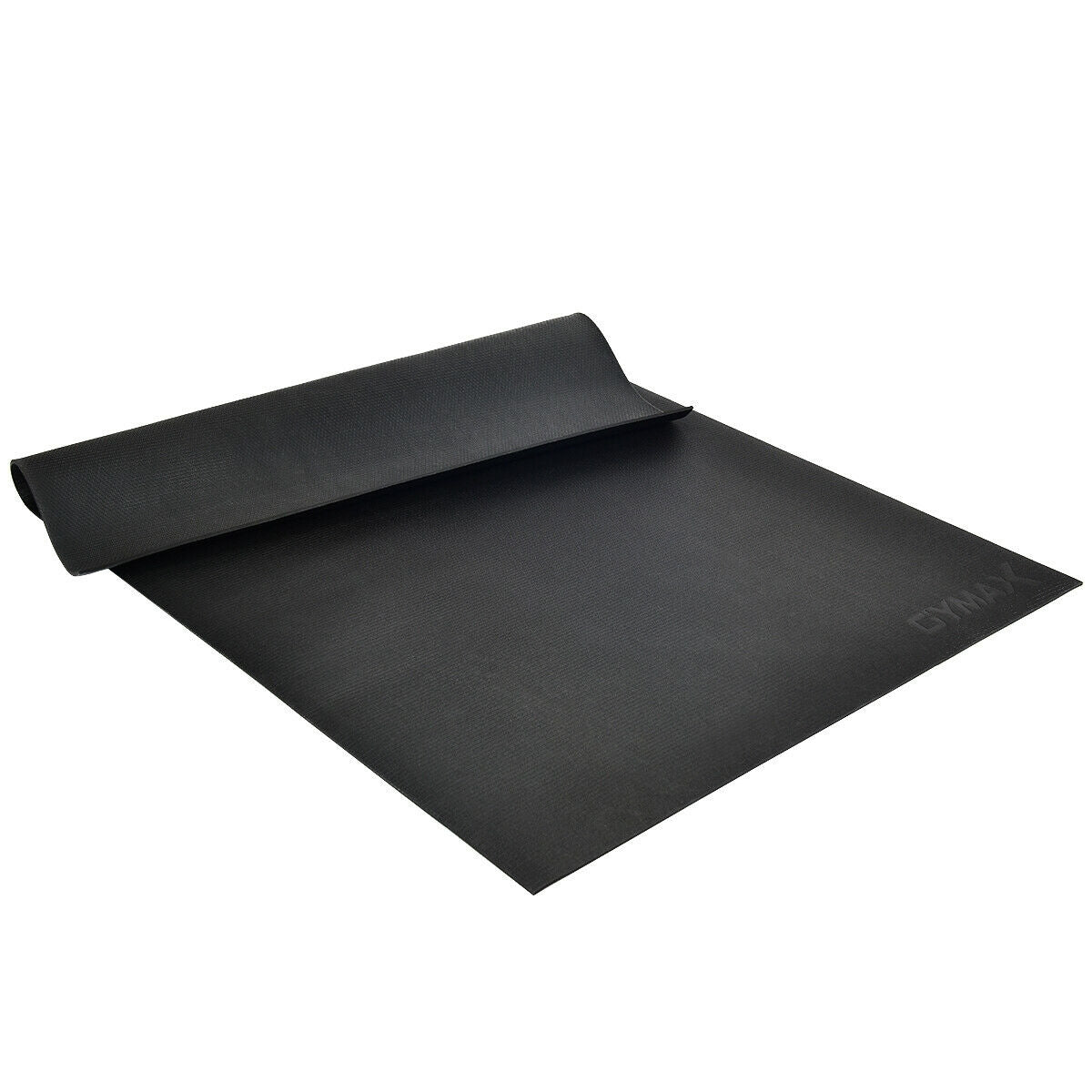 Large Yoga Mat 6' x 4' x 8 mm Thick Workout Mats-Black Kids Crystal