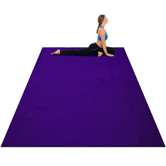 6 x 4 Feet Large Yoga Mat-Purple Kids Crystal