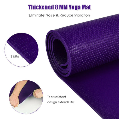 6 x 4 Feet Large Yoga Mat-Purple