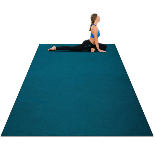 6 x 4 Feet Large Yoga Mat-Blue Kids Crystal