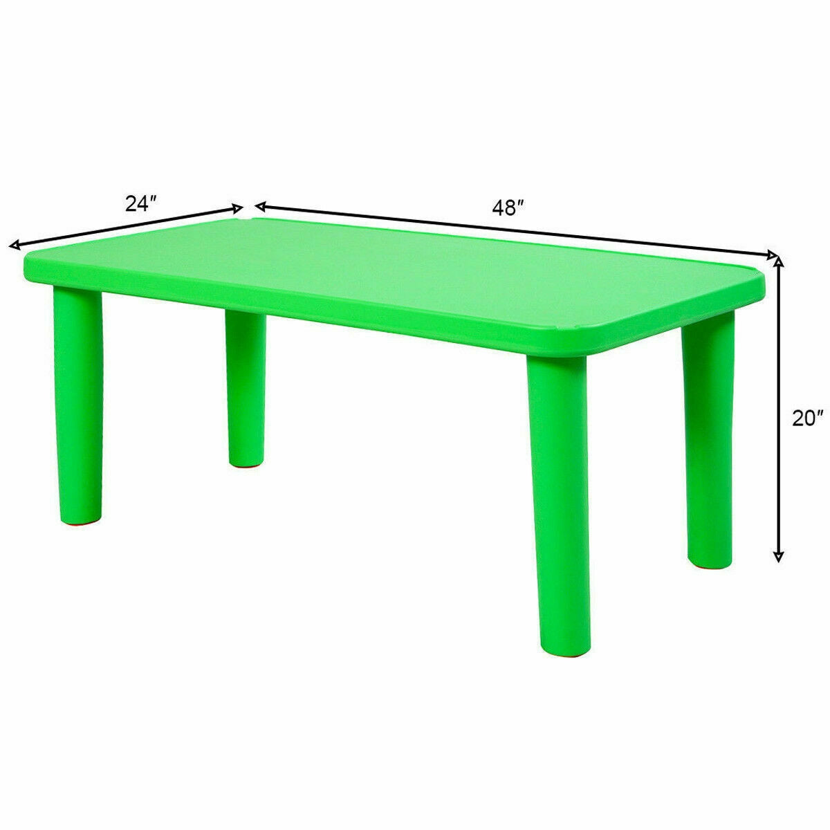 Kids Portable Plastic Activity Table for Home and School Kids Crystal