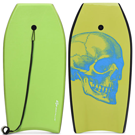 Super Surfing  Lightweight Bodyboard with Leash-L Kids Crystal