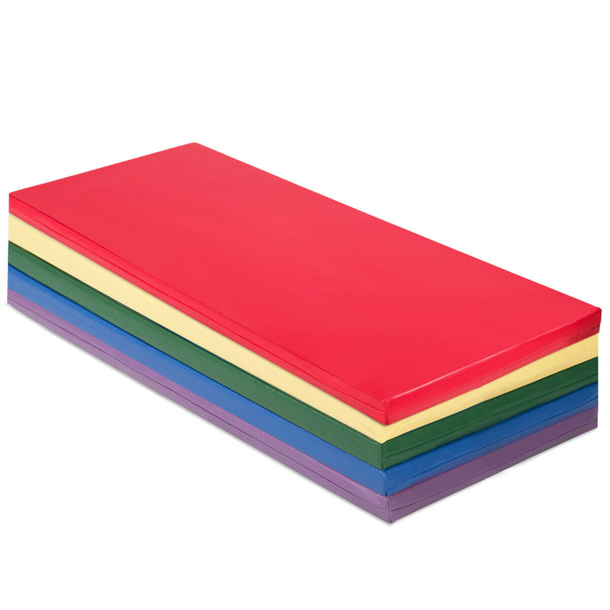 5 Pack 2 Inch Toddler Thick Rainbow Rest Nap Mats Kids Crystal