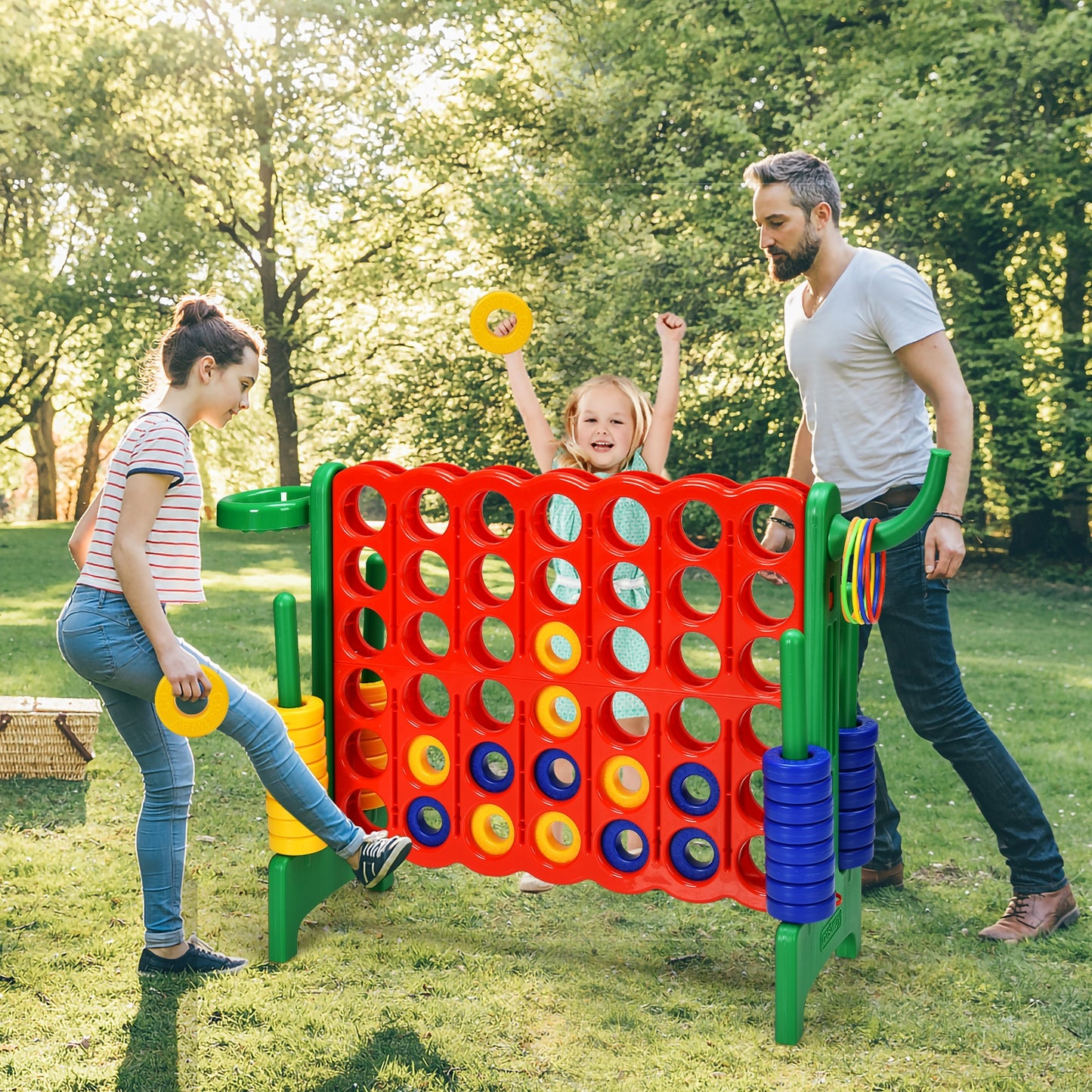 2.5ft 4-to-Score Giant Game Set-Green Kids Crystal