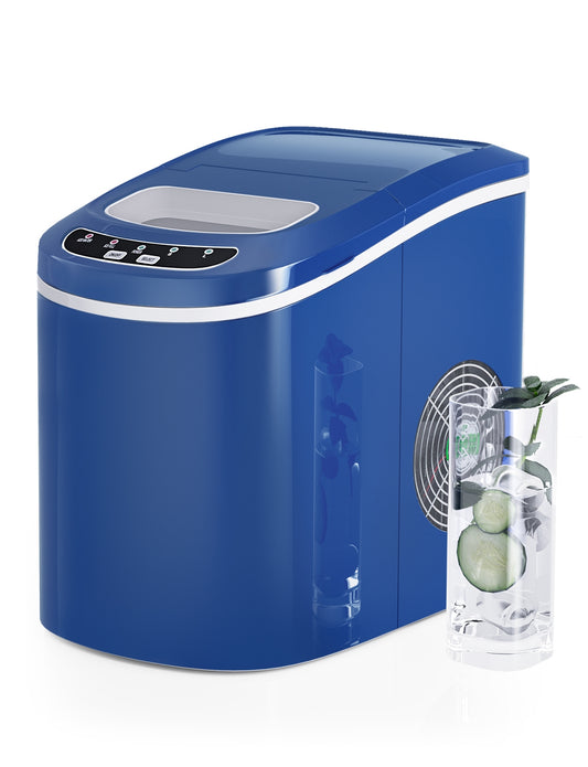 Mini Portable Compact Electric Ice Maker Machine-Navy Kids Crystal
