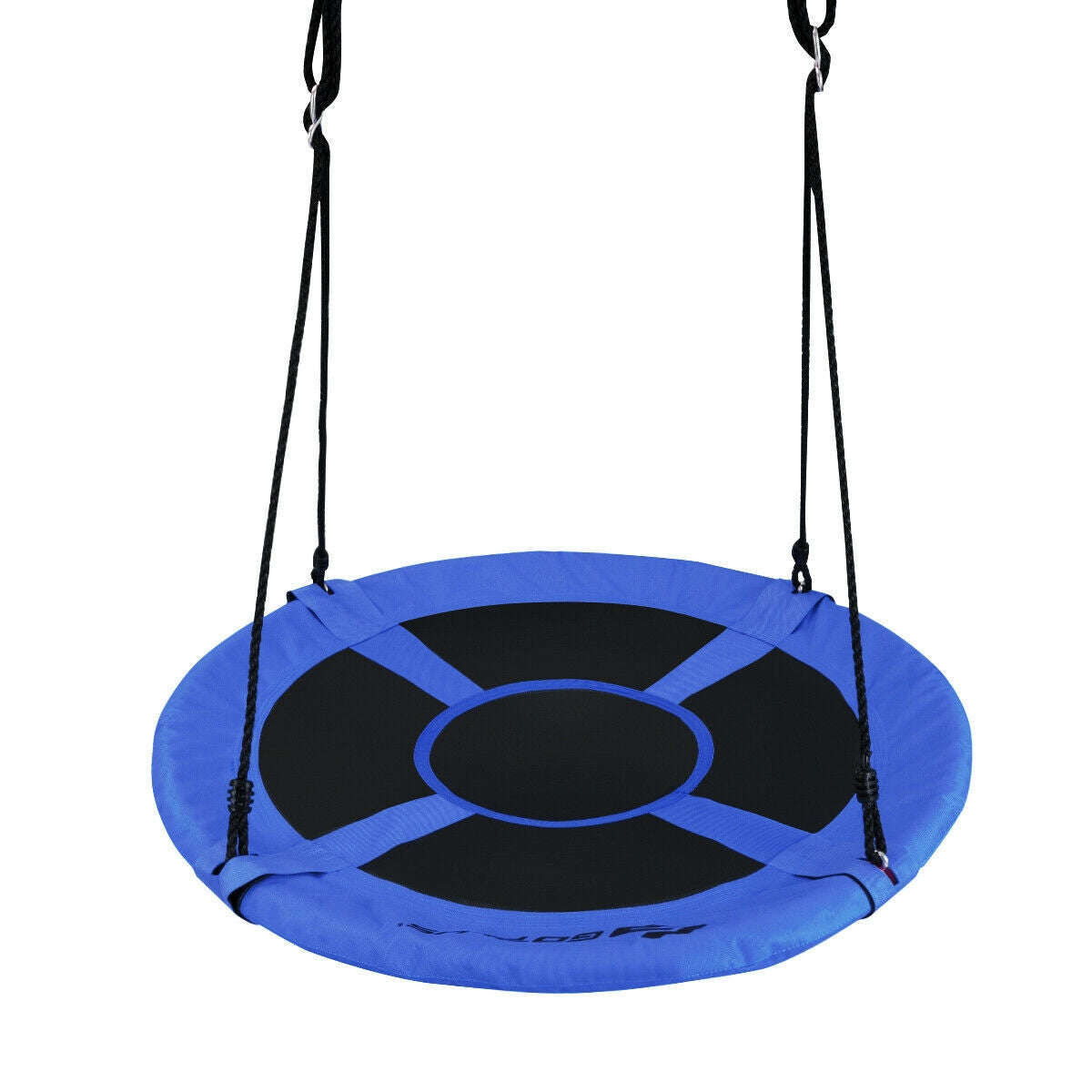 40 Inch 770 lbs Flying Saucer Tree Swing Kids Gift with 2 Tree Hanging Straps-Blue Kids Crystal