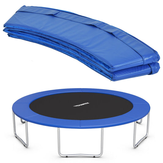 10Ft Waterproof Safety Trampoline Bounce Frame Spring Cover Outdoor/Indoor-Navy Kids Crystal