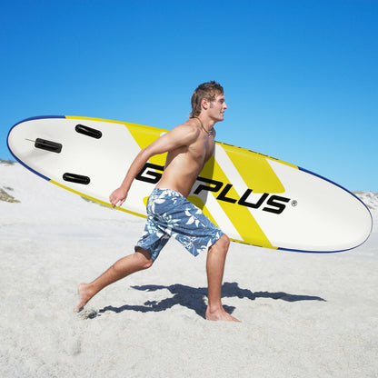 10 Feet Inflatable Stand Up Paddle Board with Backpack Leash and Aluminum Paddle