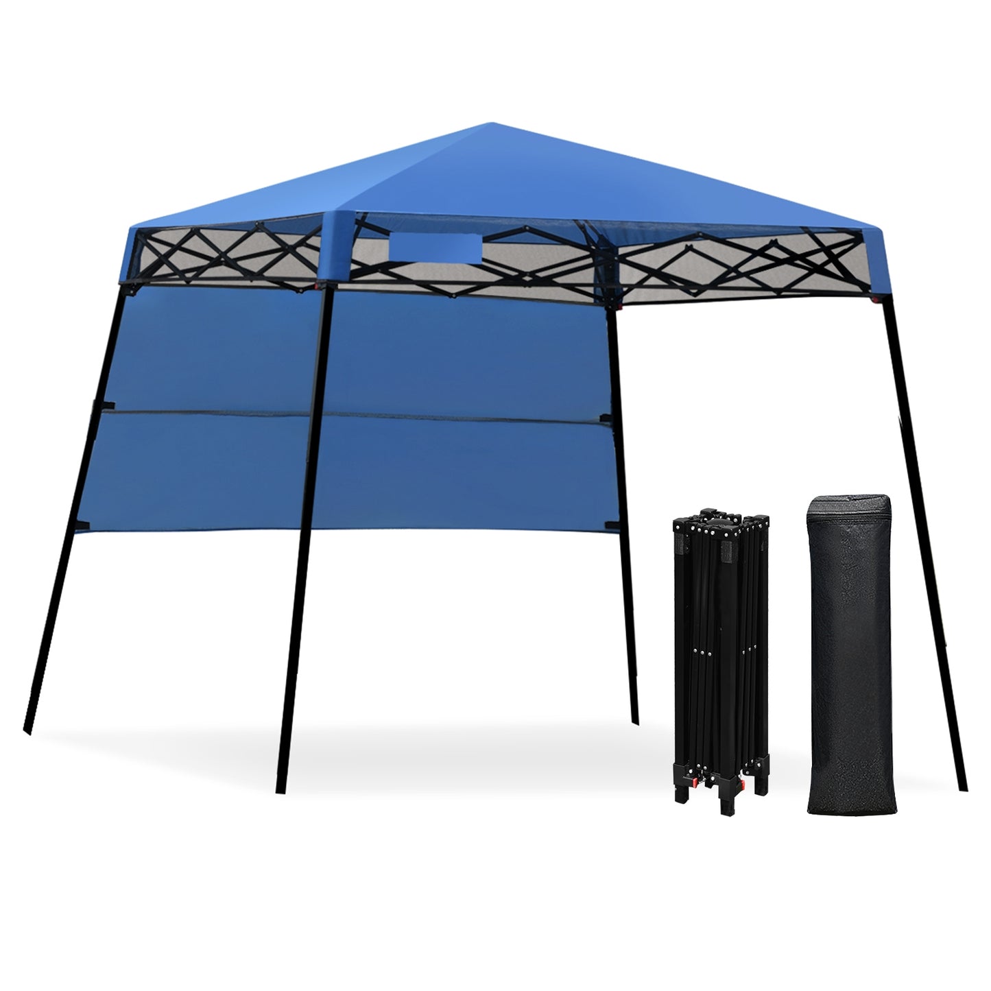 7 x 7 Feet Sland Adjustable Portable Canopy Tent with Backpack-Blue Kids Crystal