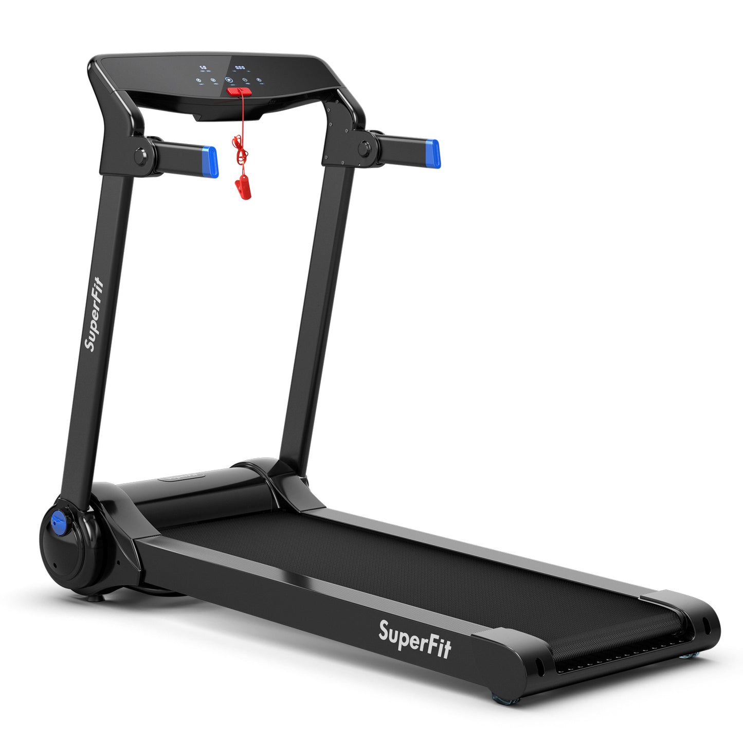 3HP Folding Electric Treadmill Running Machine-Blue Kids Crystal