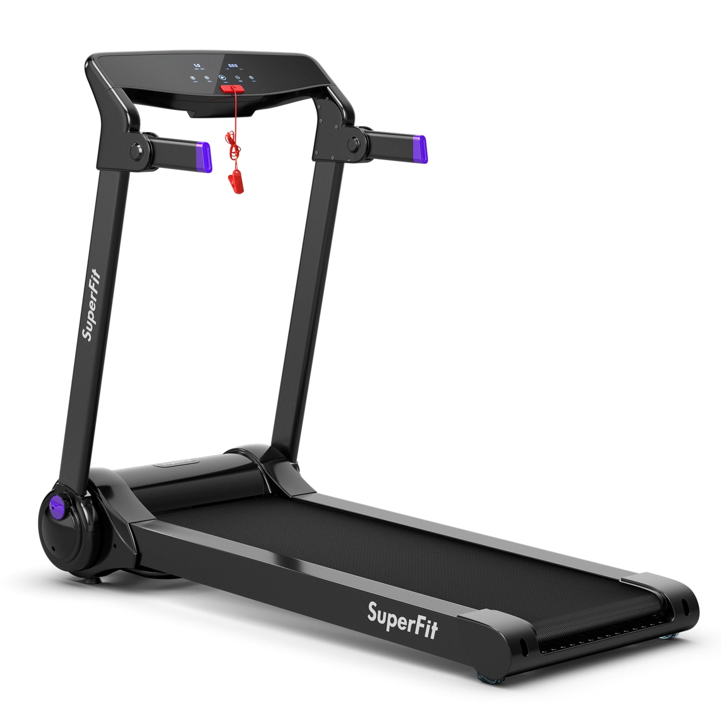 3HP Folding Electric Treadmill Running Machine-Purple Kids Crystal