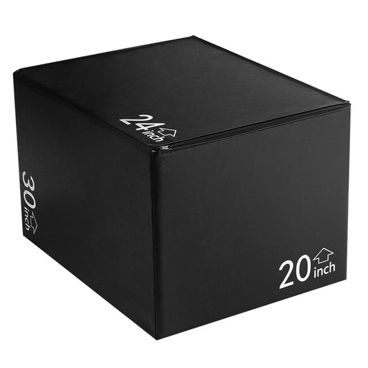 3-in-1 Foam Jumping Box for Jump Training Kids Crystal