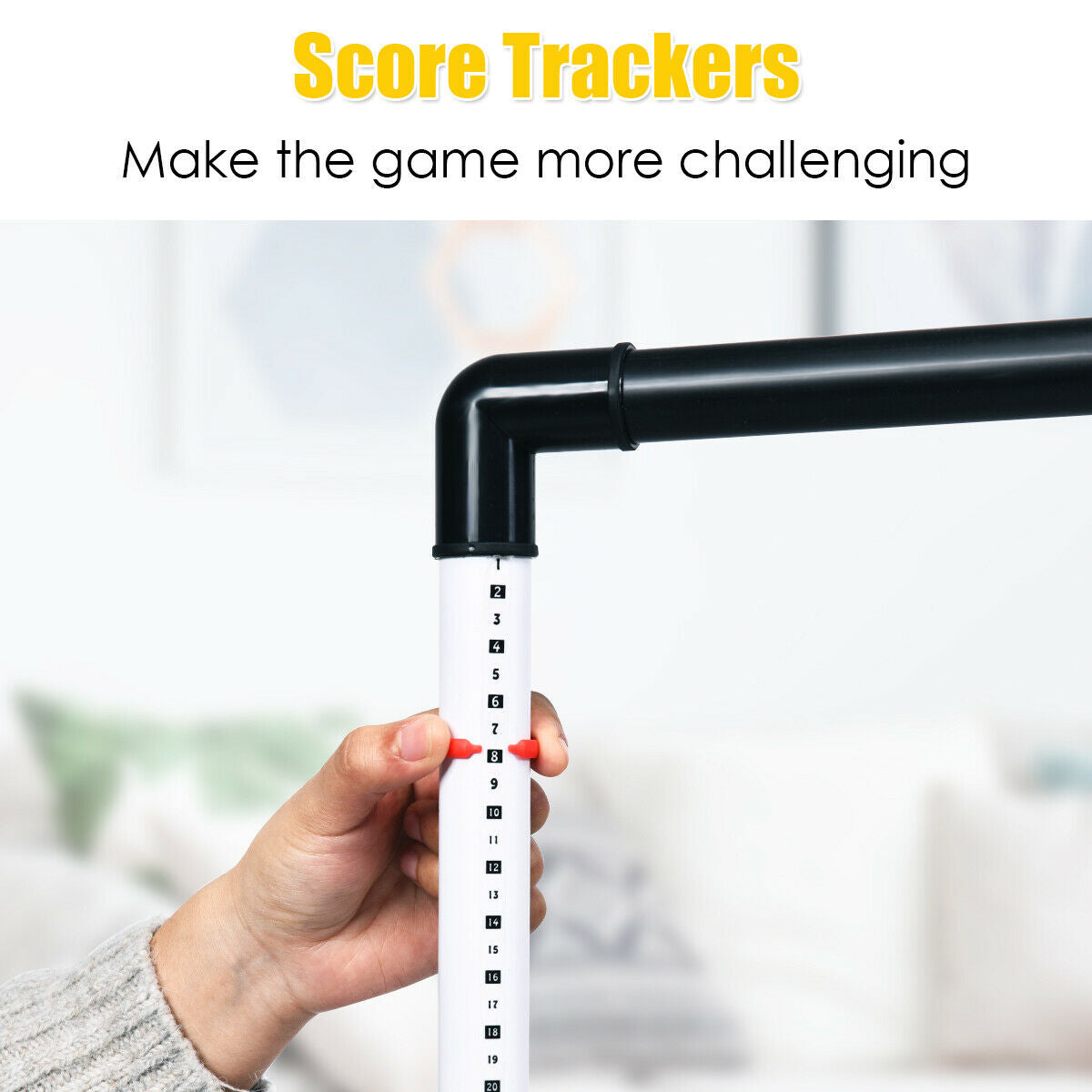 Ladder Ball Toss Game Bolas Score Tracker Carrying Bag Kids Crystal