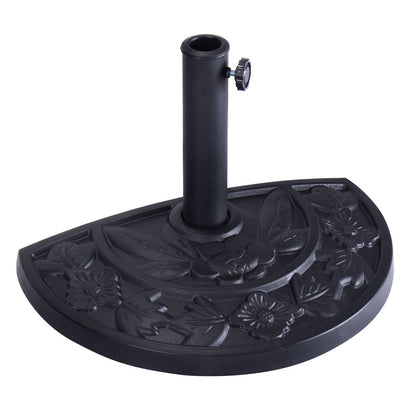 20 Inch Outdoor Patio Half Round Umbrella Base