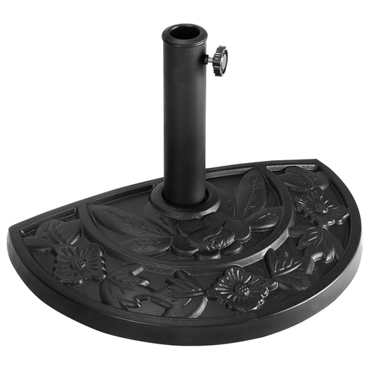 20 Inch Outdoor Patio Half Round Umbrella Base Kids Crystal
