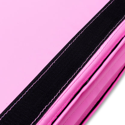 4' x 6' x 2" PU Thick Folding Panel Exercise Gymnastics Mat-Pink