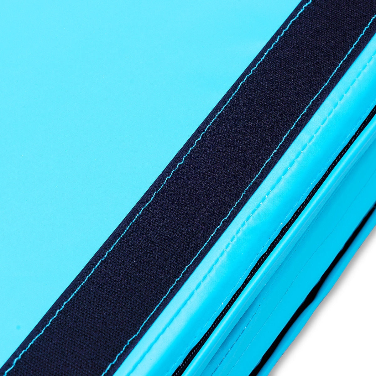 4' x 6' x 2" PU Thick Folding Panel Exercise Gymnastics Mat-Blue Kids Crystal