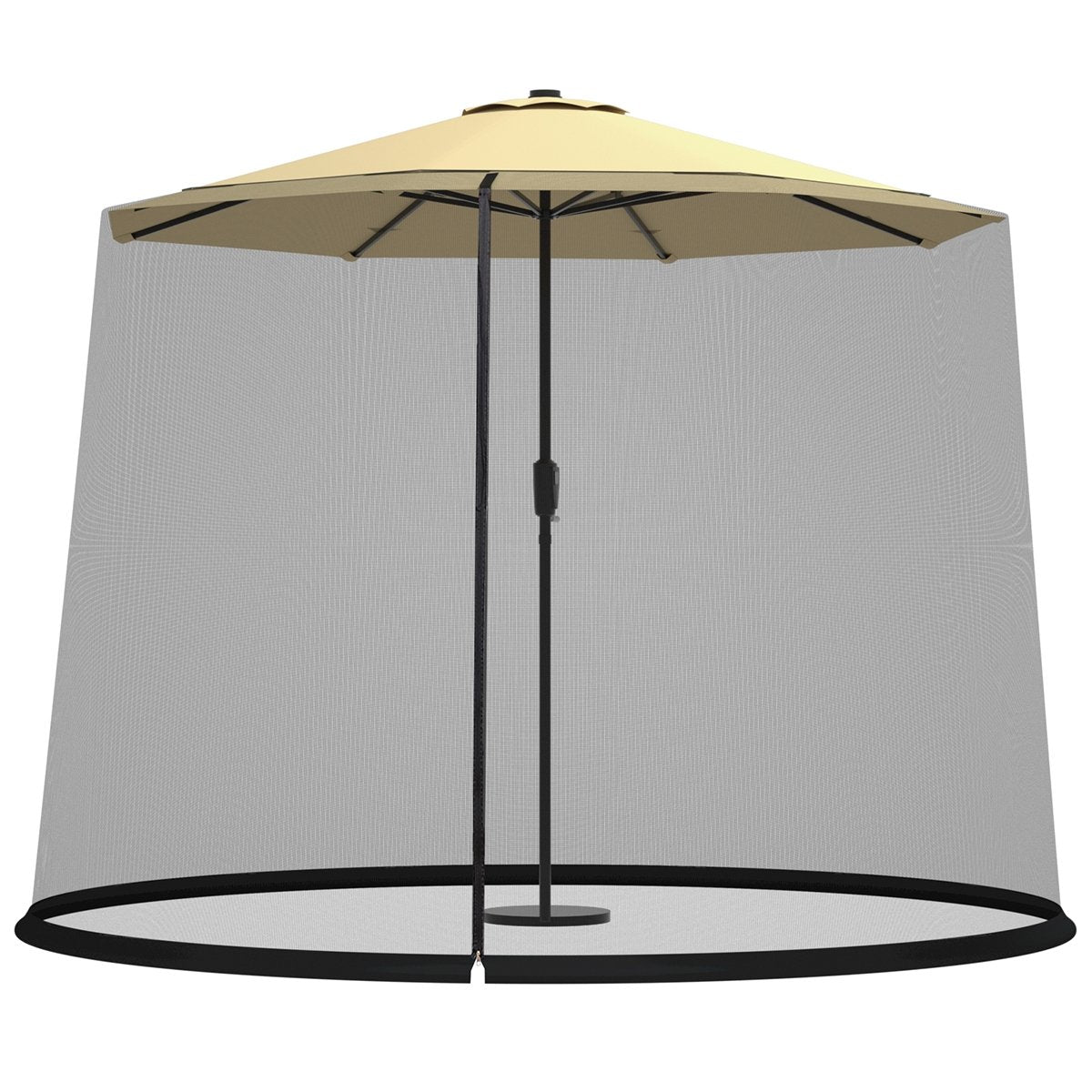 9 -10 Feet Outdoor Umbrella Table Screen Mosquito Bug Insect Net Kids Crystal