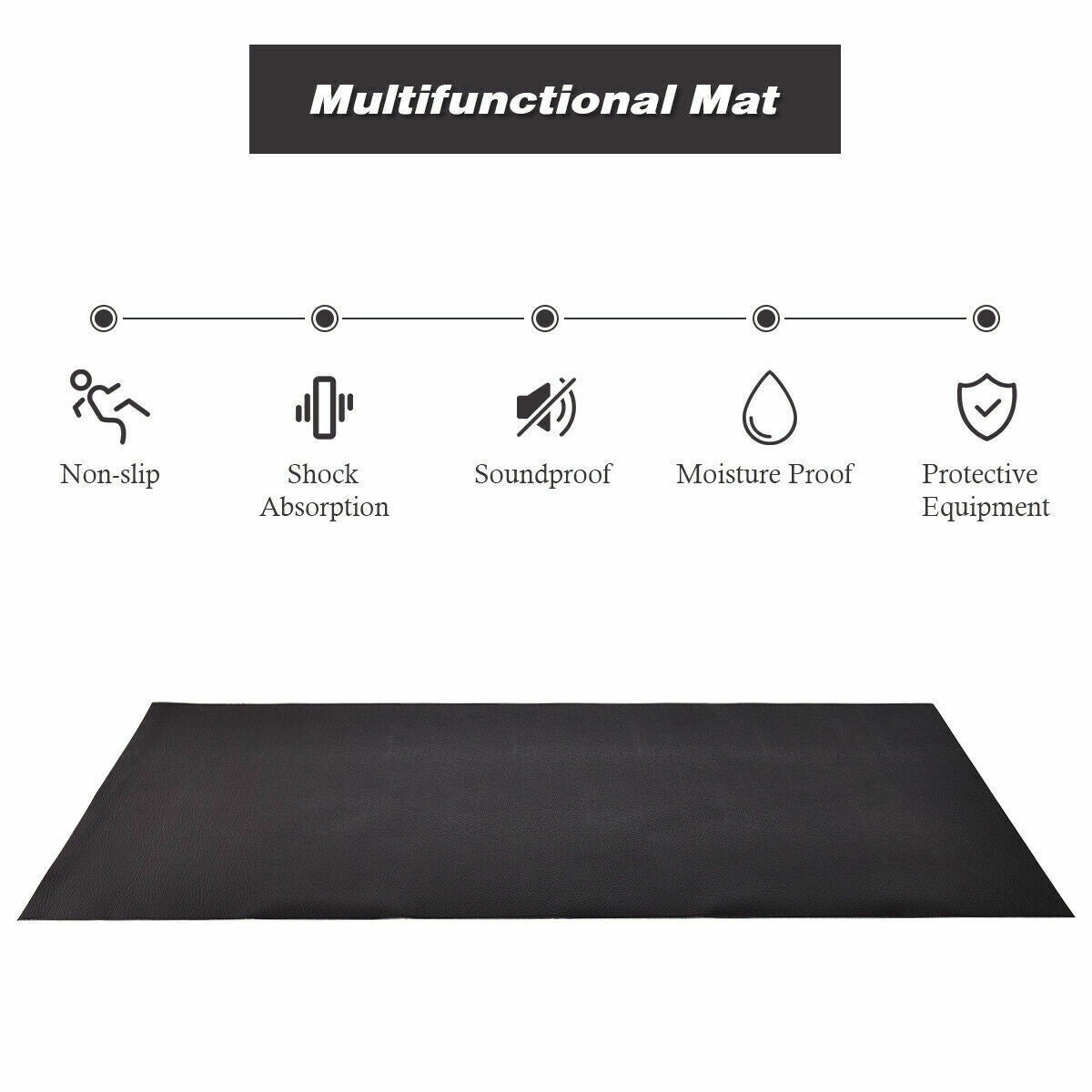47/59/78 Inch Long Thicken Equipment Mat for Home and Gym Use-78 x 36 x 0.25 inches Kids Crystal