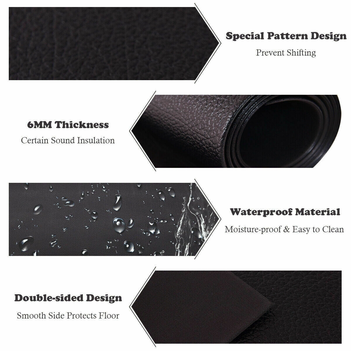 47/59/78 Inch Long Thicken Equipment Mat for Home and Gym Use-78 x 36 x 0.25 inches Kids Crystal