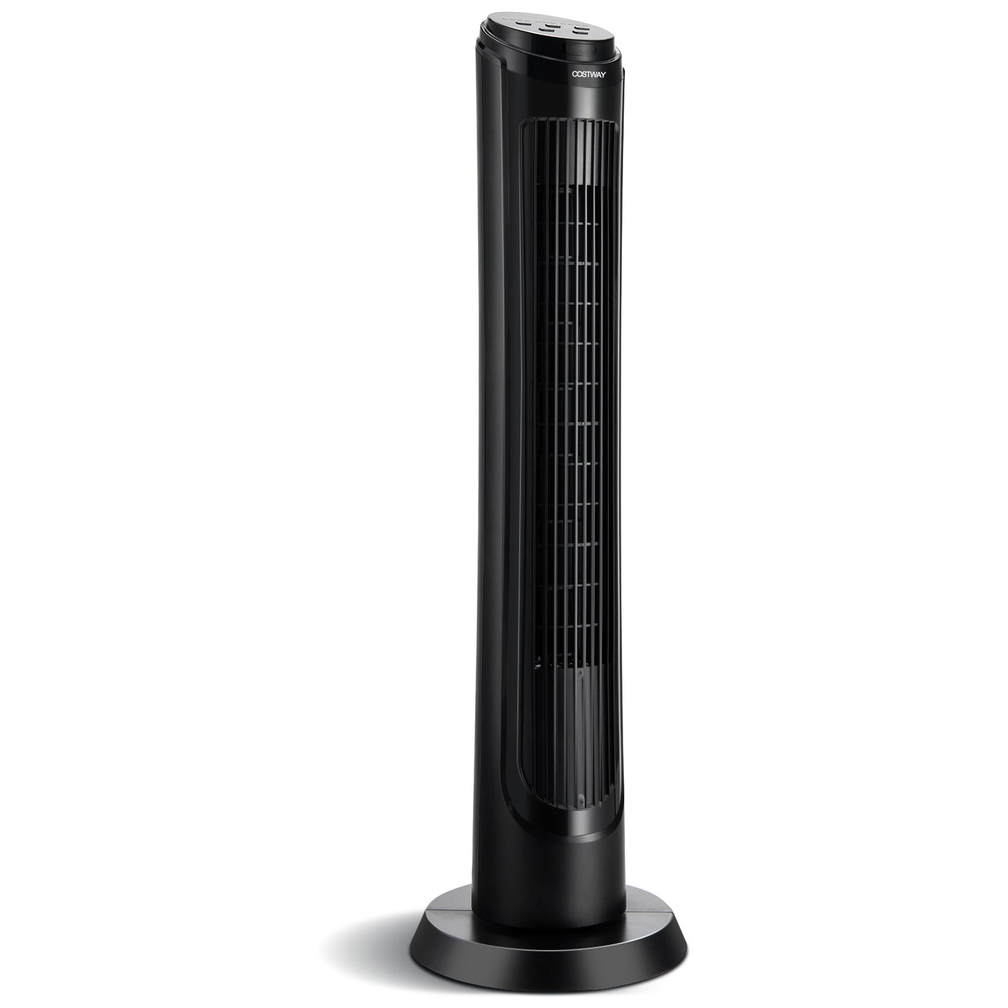 40 Inch Tower Fan with Remote 75? Oscillating Fan with 3 Wind Modes and 4 Wind Speeds-Black Kids Crystal