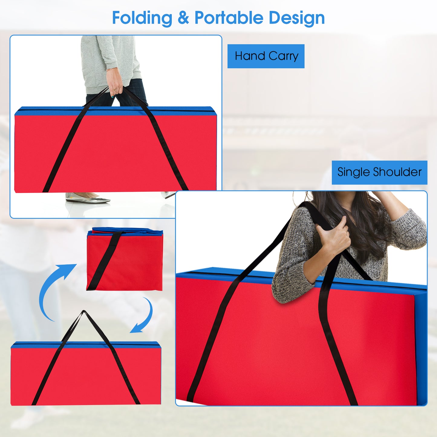 Giant 4 in A Row Storage Carrying Bag for Jumbo 4-to-Score Game Set Only Bag Kids Crystal