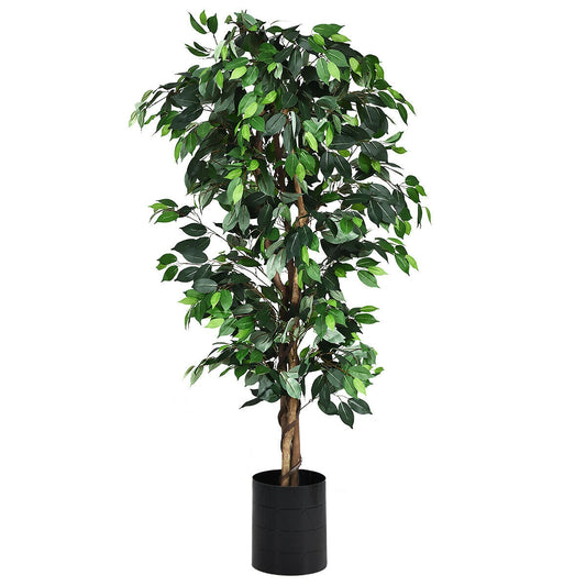 6 Feet Artificial Ficus Silk Tree Kids Crystal