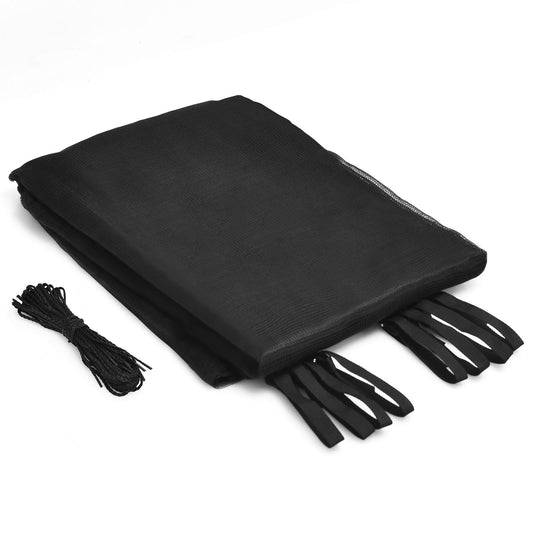 15/16 Feet Trampoline Replacement Safety Net with Adjustable Straps-15 ft Kids Crystal