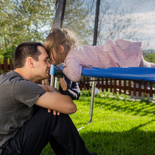15/16 Feet Trampoline Replacement Safety Net-16 ft Kids Crystal