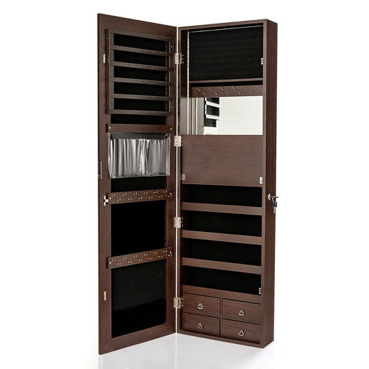 Multipurpose Storage Cabinet with 4 Drawers-Brown Kids Crystal