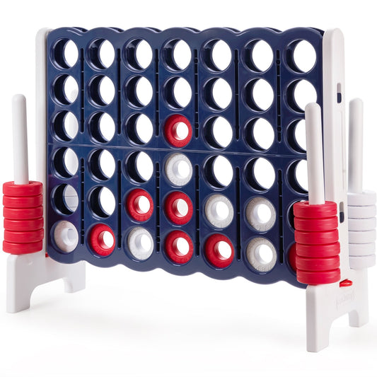 4-to-Score 4 in A Row Giant Game Set-White Kids Crystal