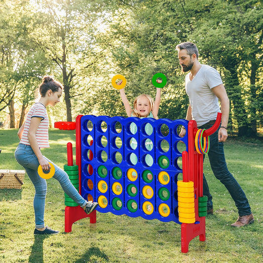 2.5ft 4-to-Score Giant Game Set-Red Kids Crystal