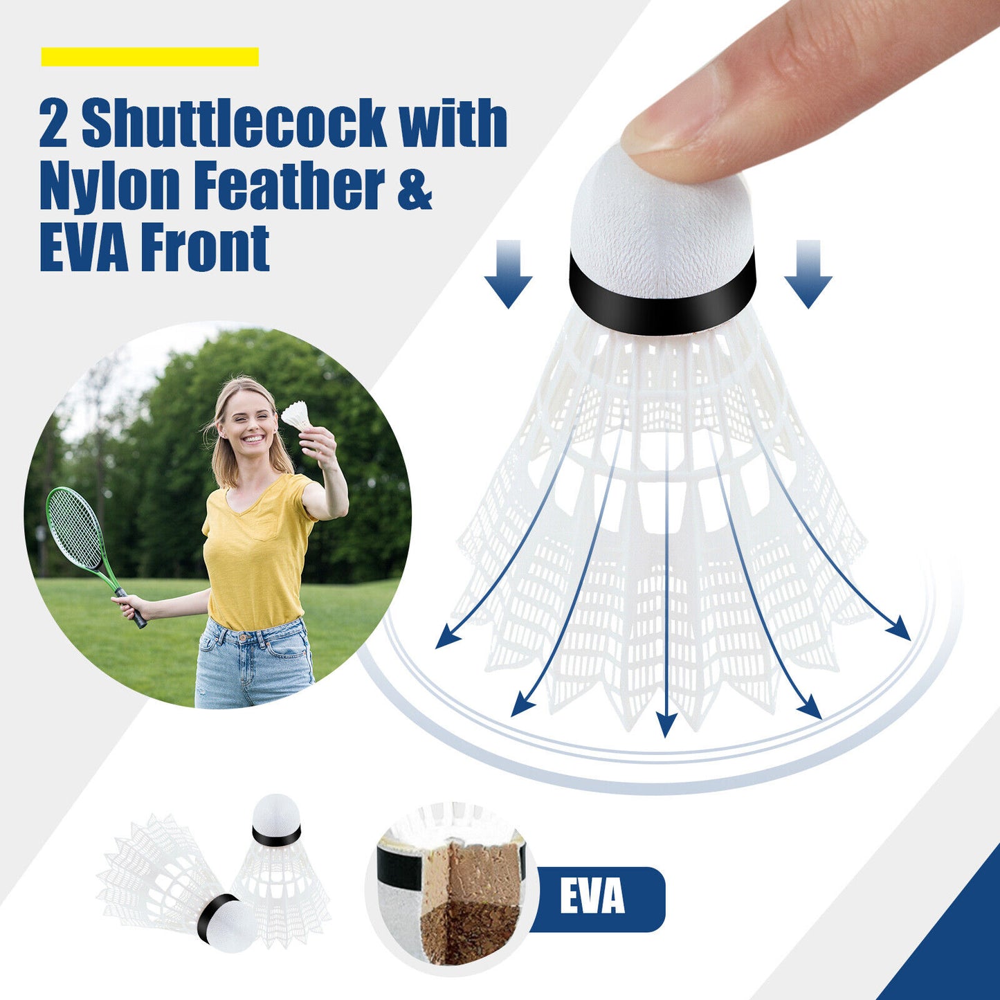 10/14 Feet Adjustable Badminton Net Stand with Portable Carry Bag-14 ft Kids Crystal