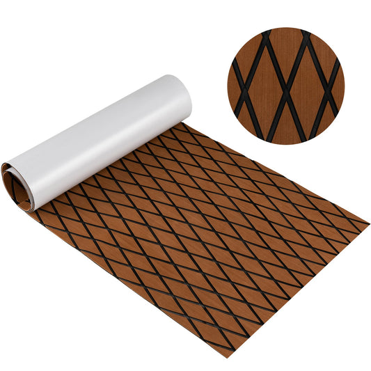 EVA Foam Boat Decking Sheet with Diamond Shape for Boat Surfboard-Brown Kids Crystal