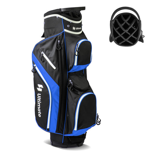 Golf Cart Bag with 14 Way Top Dividers-Blue Kids Crystal
