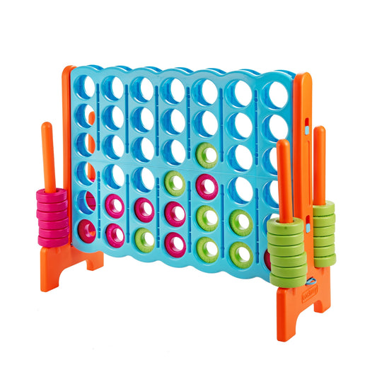 4 in A Row 4-to-Score Giant Jumbo Game Set for Family Party Holiday Kids Crystal